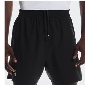 On Performance Hybrid Running Men's Athletic Black Shorts